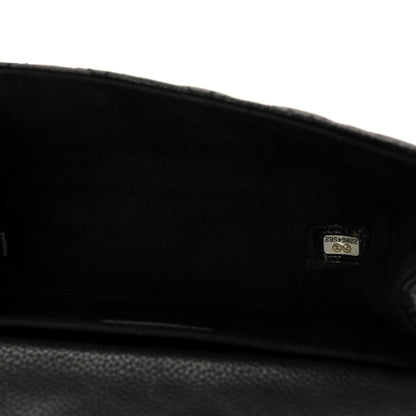 Chanel Grained Calfskin Quilted 2.55 Reissue Flap Belt Bag Clutch Black 9 of 19