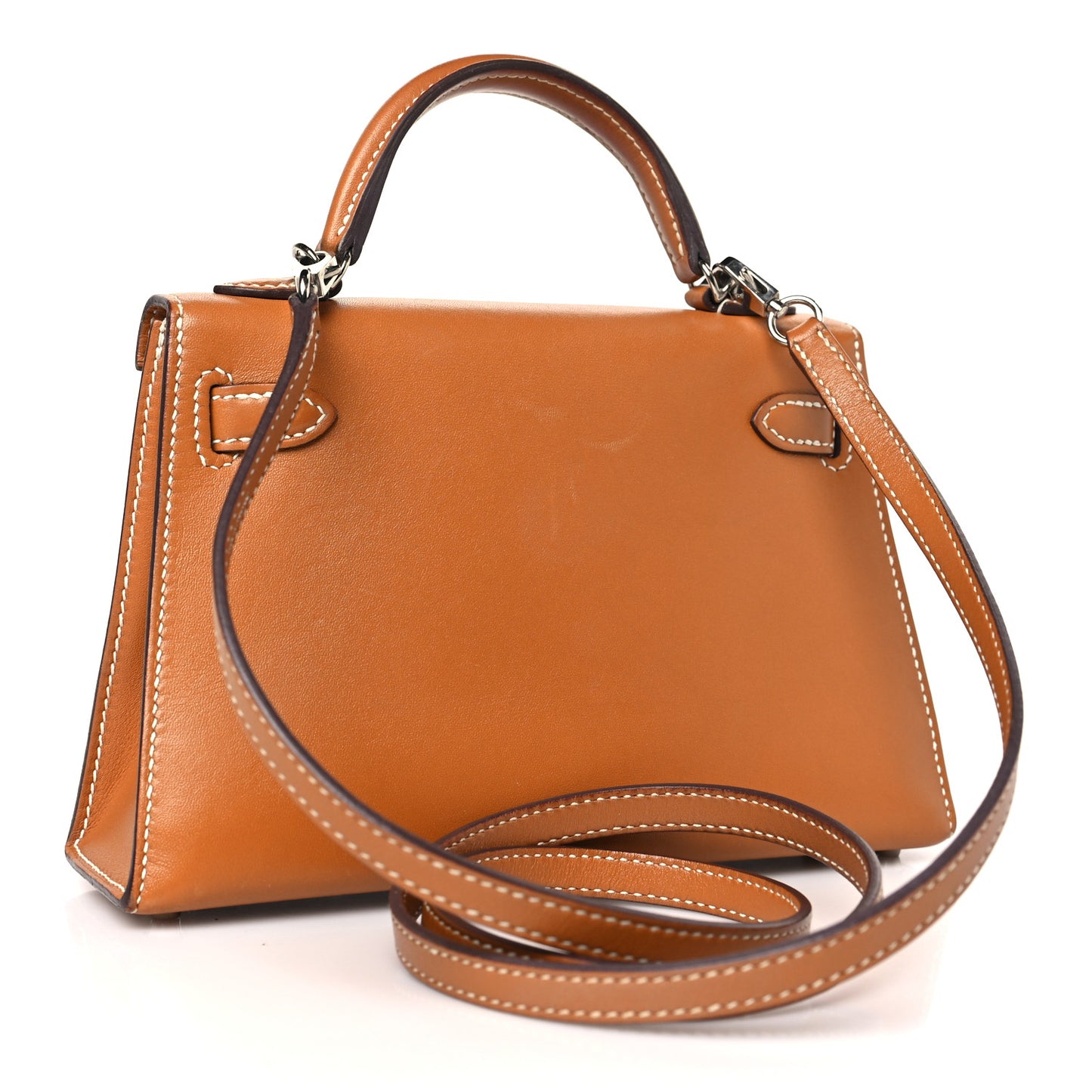 Veau Butler Mini Kelly Sellier 20 Natural Sable