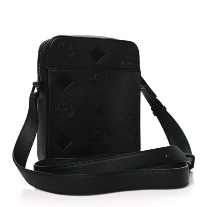MCM Nappa Maxi Monogram Mini Klassik Crossbody Black 3 of 10