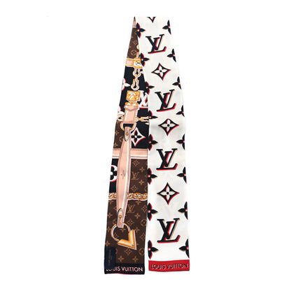 Louis Vuitton Silk Monogram Escale Perfect Match Bandeau Marron 3 of 3