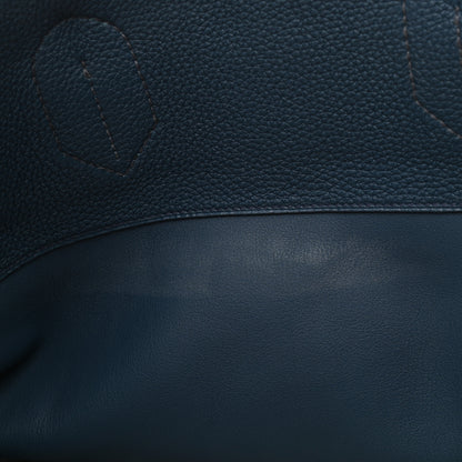 Hermes Togo HAC Endless Road Birkin 50 Bleu de Prusse 13 of 14