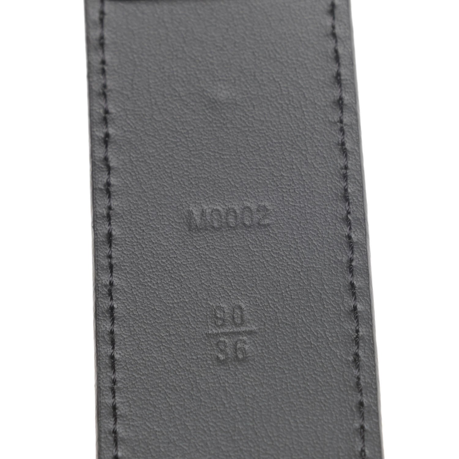 Louis Vuitton Taiga Mens 35mm Metropole Belt 90 36 Black 5 of 8