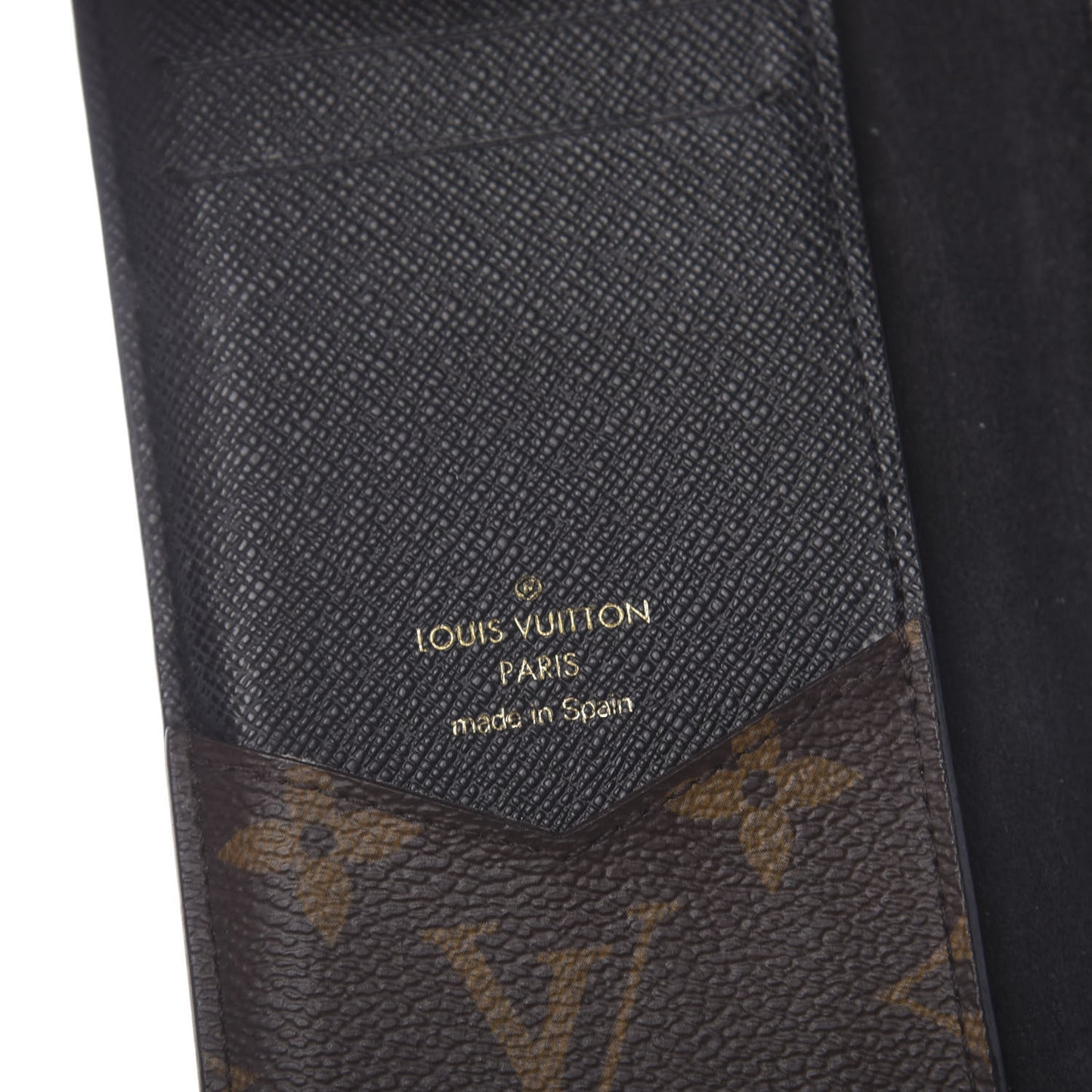 Monogram iPhone XS Folio Case Black