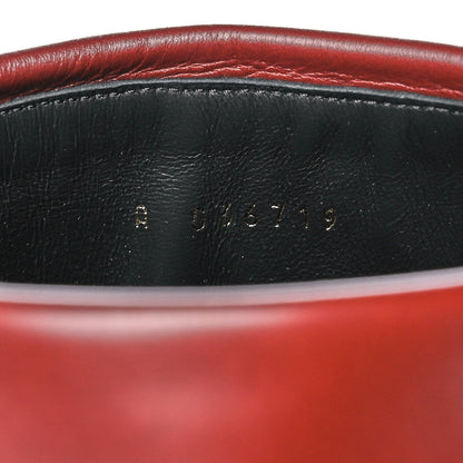 Chanel Calfskin CC Fold Over Boots 38 Black Brown 8 of 11