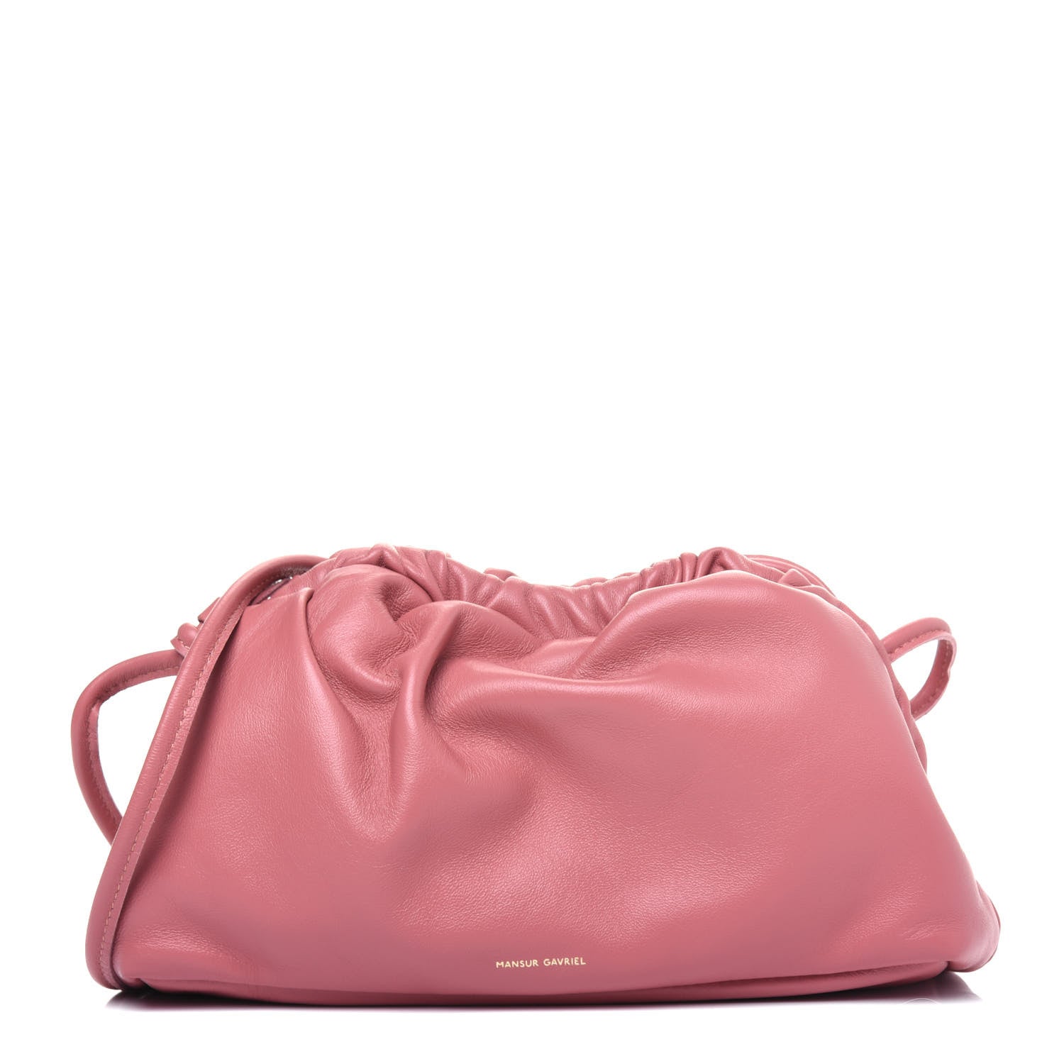 Mansur Gavriel Lambskin Mini Cloud Clutch Blush 1 of 10