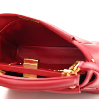 Fendi Nappa Mini Peekaboo Iconic Satchel Fragola 5 of 10