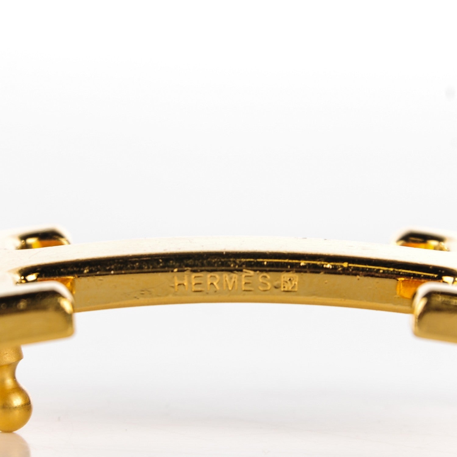 Hermes Polished 32mm H Belt Buckle Gold 4 of 4