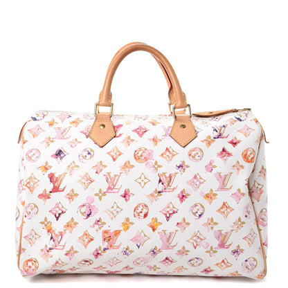 Louis Vuitton Watercolor Aquarelle Speedy 35 White 1 of 13