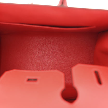 Hermes Epsom Sellier Birkin 30 Rouge De Coeur 5 of 10