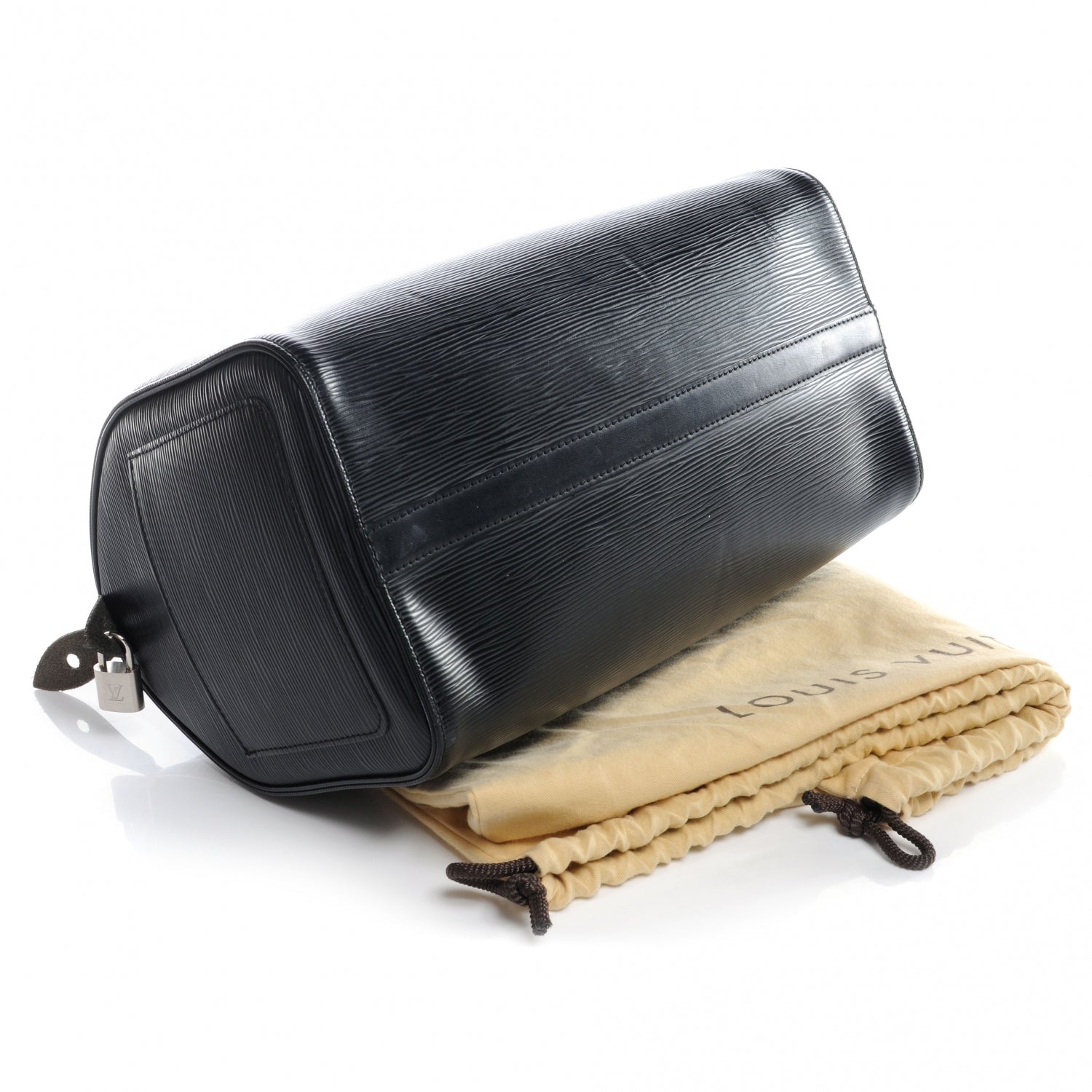 Louis Vuitton Epi Speedy 30 Black 4 of 8
