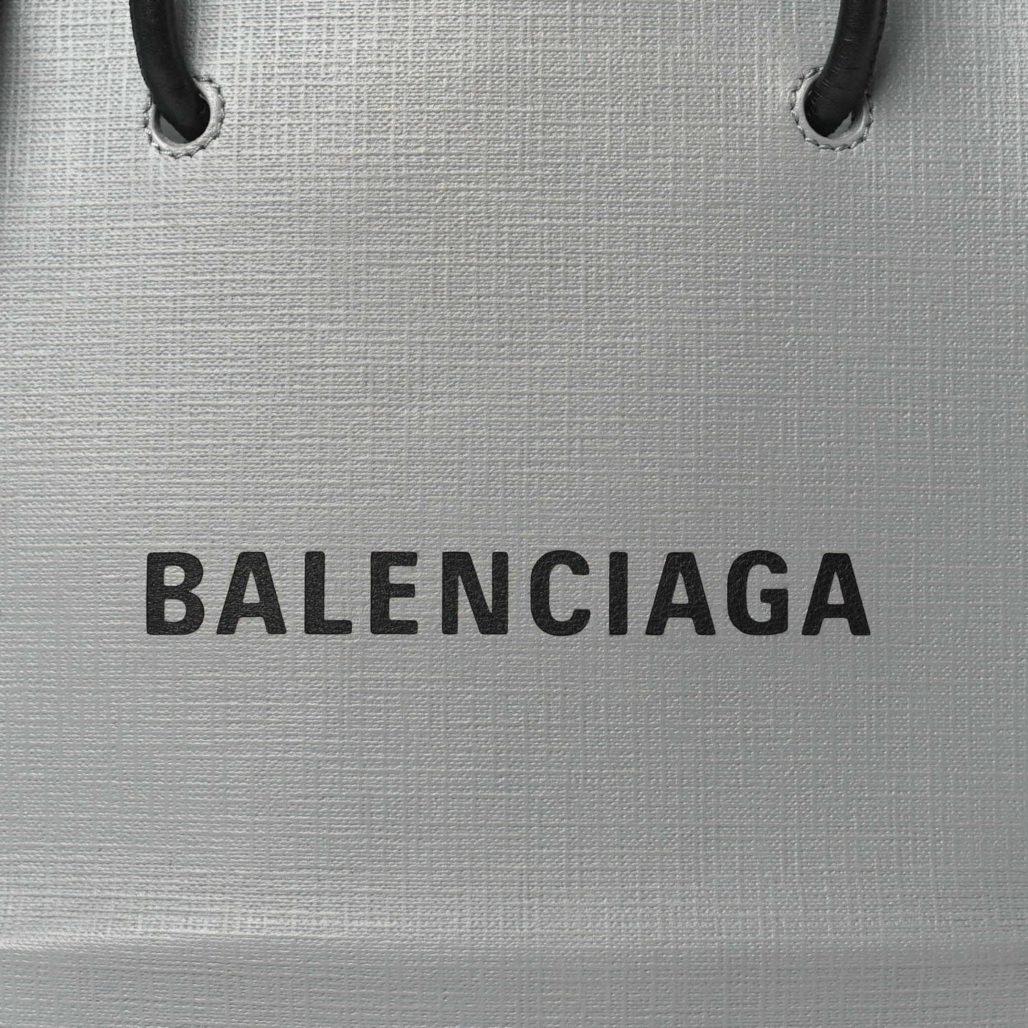 Balenciaga Calfskin Logo XXS Shopping Tote Gris Fossile 8 of 11