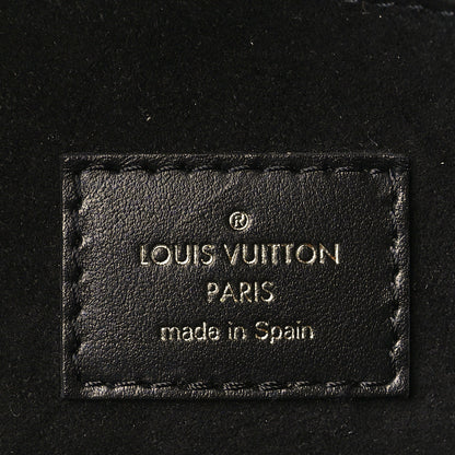 Louis Vuitton Calfskin Monogram On My Side PM Black 6 of 8