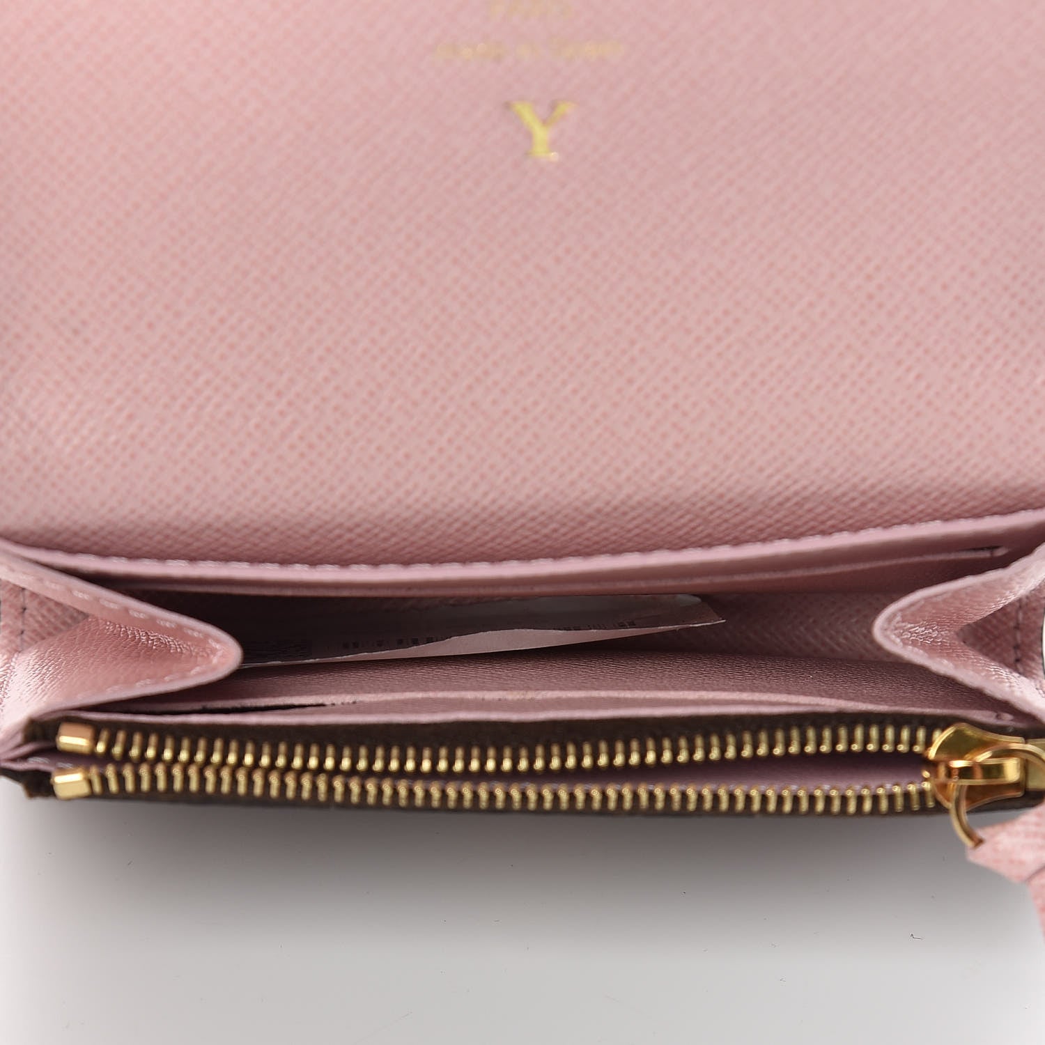 Louis Vuitton Damier Ebene Rosalie Coin Purse Rose Ballerine 5 of 7
