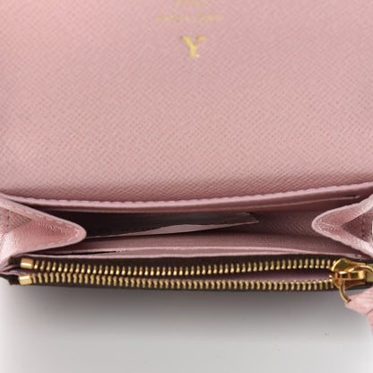 Louis Vuitton Damier Ebene Rosalie Coin Purse Rose Ballerine 5 of 7