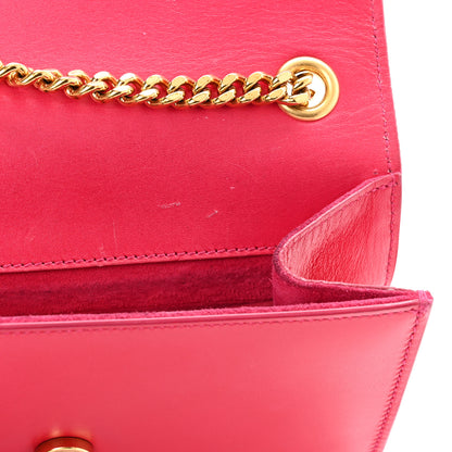 Saint Laurent Calfskin Small Classic Monogram Kate Tassel Satchel Lipstick Fuchsia 4 of 12