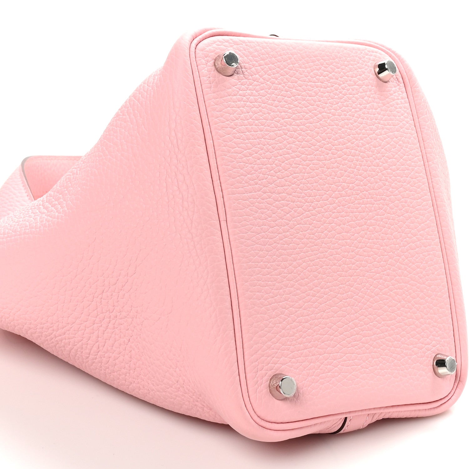 Hermes Taurillon Clemence Picotin Lock 18 PM Rose Sakura 9 of 10