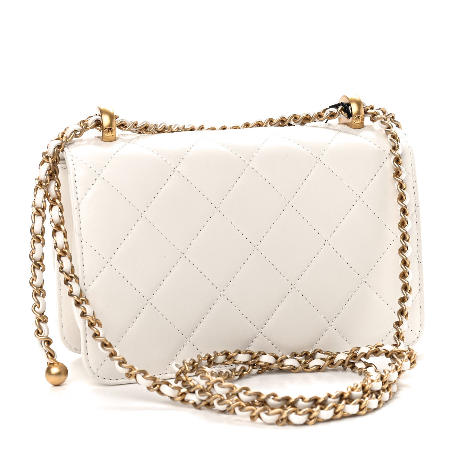 Chanel Calfskin Quilted Mini Perfect Fit Flap White 3 of 9