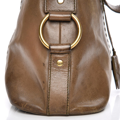 Saint Laurent Calfskin Large Muse Olive 18 of 22
