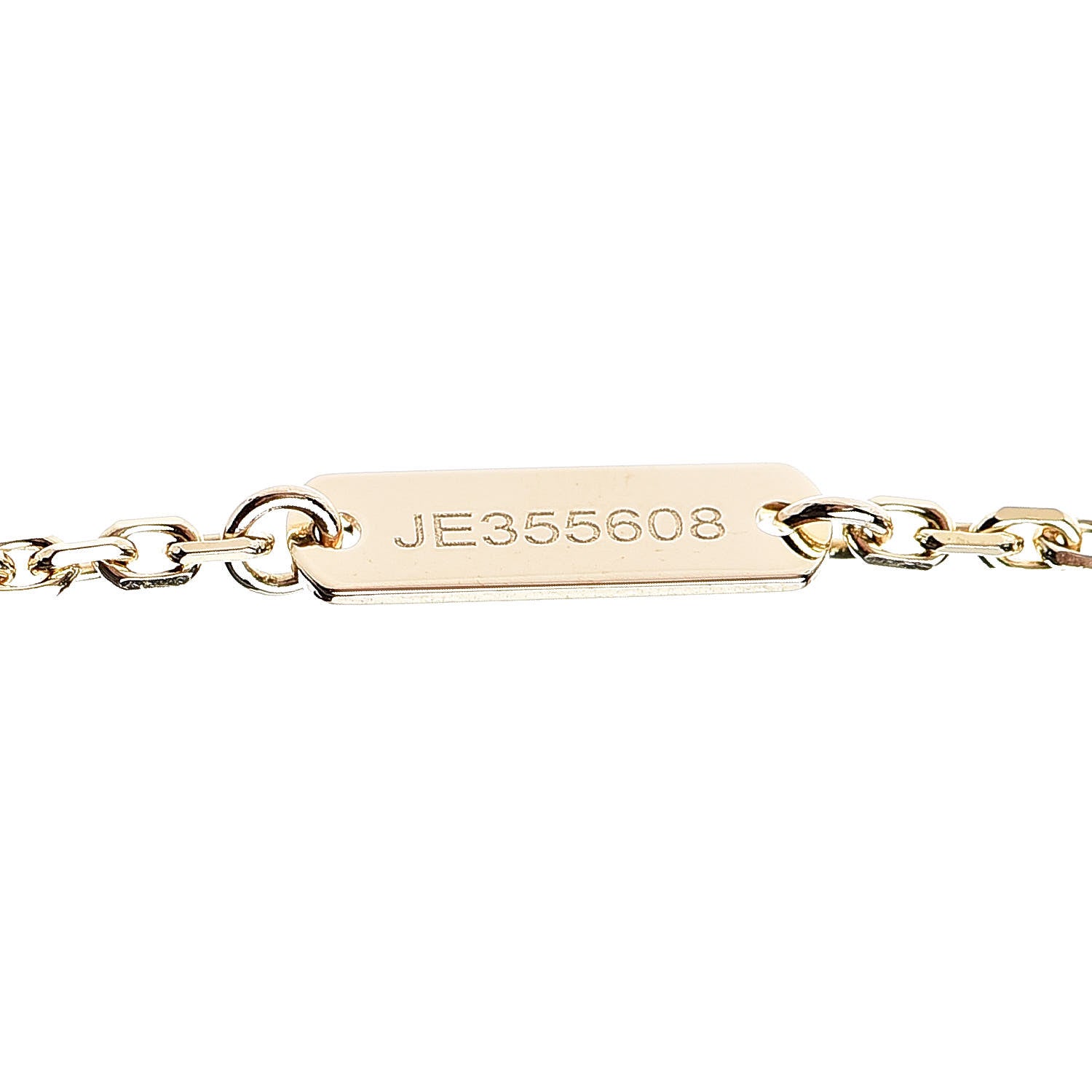 Van Cleef & Arpels 18K Yellow Gold Mother of Pearl Vintage Alhambra Pendant Necklace 5 of 6