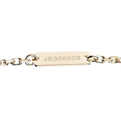 Van Cleef & Arpels 18K Yellow Gold Mother of Pearl Vintage Alhambra Pendant Necklace 5 of 6