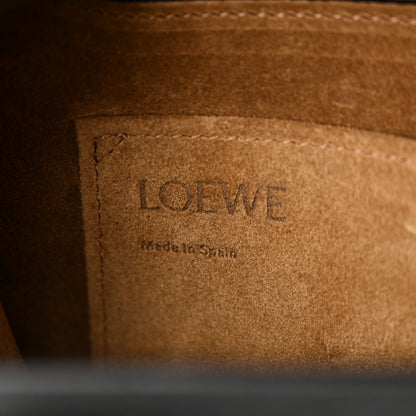 Loewe Grained Calfskin Small Gate Crossbody Bag Pecan Black 6 of 9