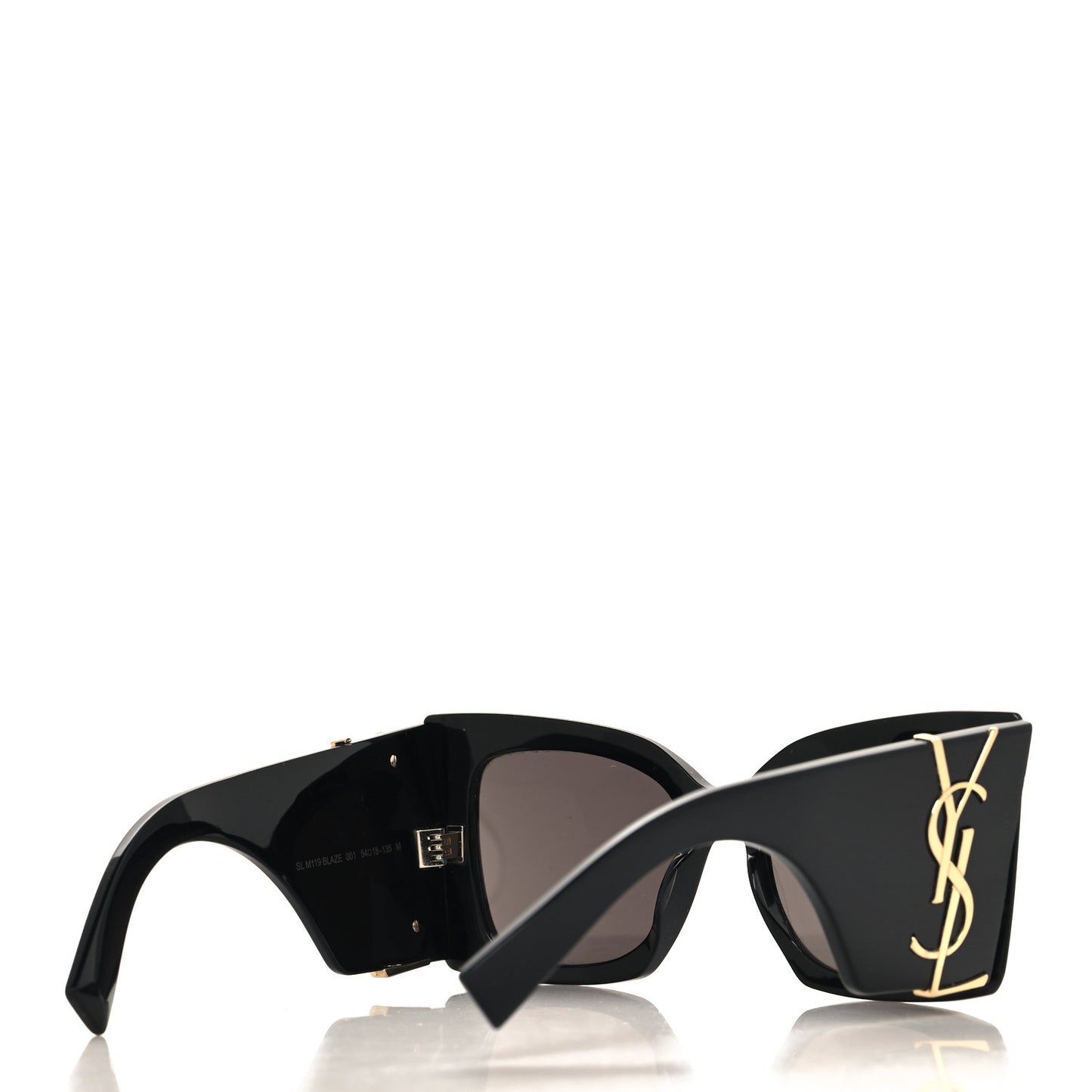 Acetate Blaze Sunglasses SL M119 Black