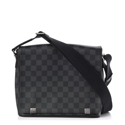 Louis Vuitton Damier Graphite District PM 1 of 9
