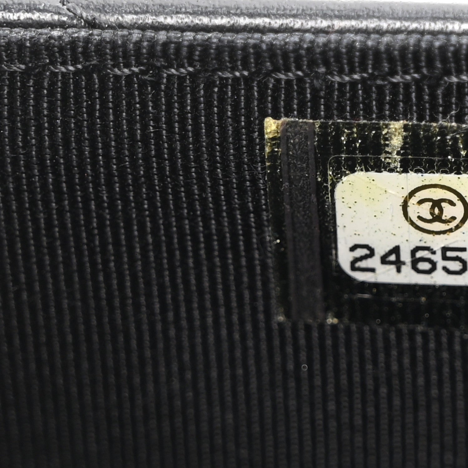 Chanel Lambskin Quilted Wallet On Chain WOC Black 8 of 11