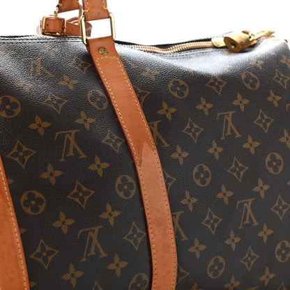 Louis Vuitton Monogram Keepall Bandouliere 55 20 of 29