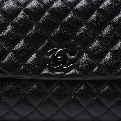 Chanel Caviar Quilted Small Coco Handle Flap So Black 9 of 10