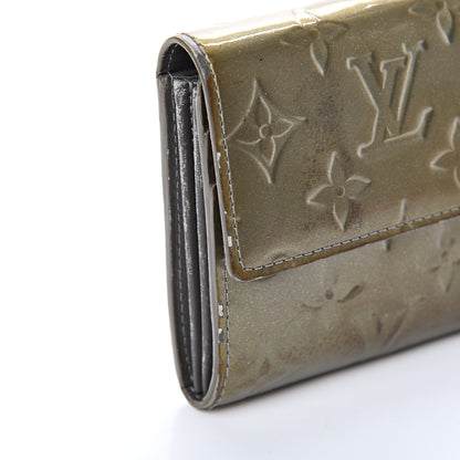 Louis Vuitton Vernis Sarah Wallet Gris Art Deco 13 of 16