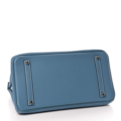 Hermes Togo Birkin 35 Blue Jean 4 of 36