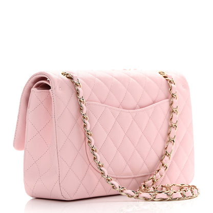 Chanel Caviar Quilted Medium Double Flap Light Pink 3 of 11