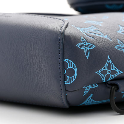 Louis Vuitton Monogram Shadow Duo Slingbag Navy River Blue 10 of 12