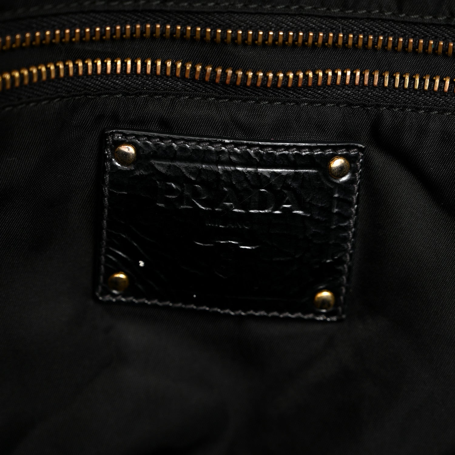 Prada Tessuto Nylon Tote Black 6 of 12