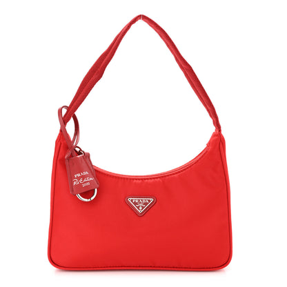 Prada Tessuto Nylon Mini Re-Edition 2000 Bag Rosso 1 of 11