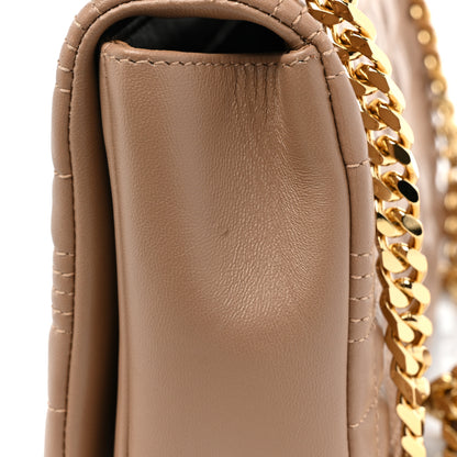 Burberry Lambskin Quilted Small Lola Bag Camel 9 of 11