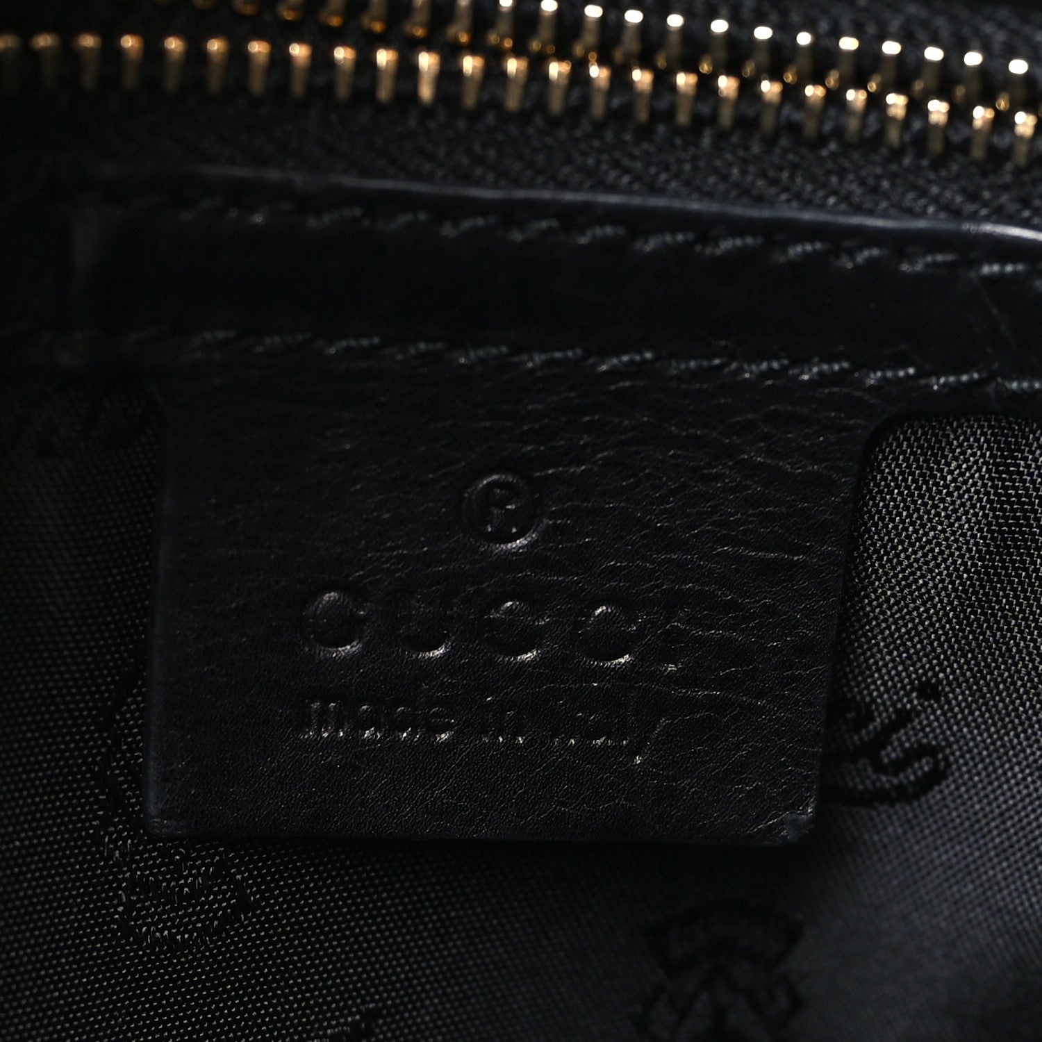 Gucci Patent Hysteria Large Clutch Black 6 of 8