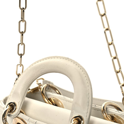 Christian Dior Lambskin Cannage Dioramour Micro Lady D-Joy Latte 14 of 16
