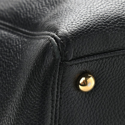 Chanel Calfskin Cerf Executive Shopper Tote Black 11 of 12