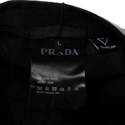Prada Re-Nylon Mens Newsboy Hat L Black 7 of 8