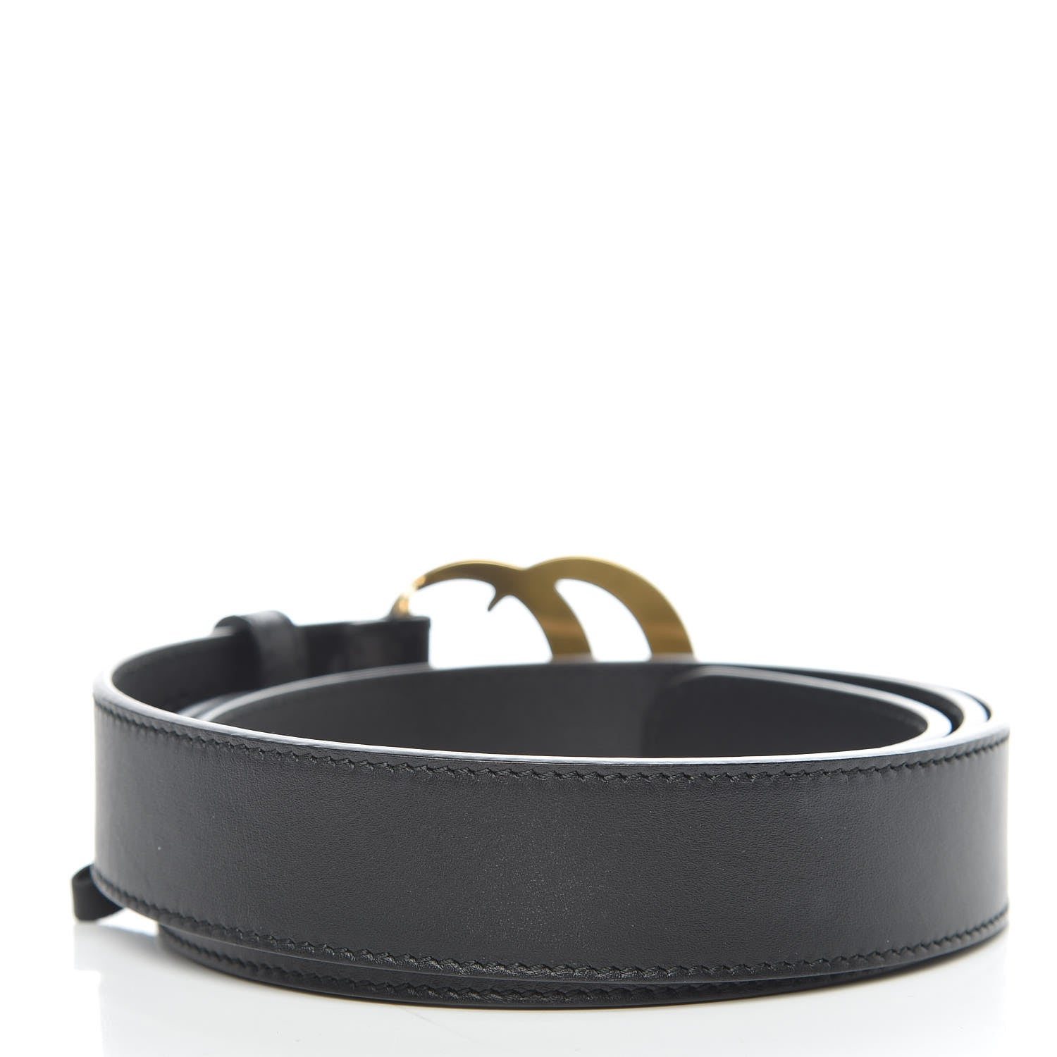 Gucci Calfskin Double G 30mm Belt 100 40 Black 3 of 8