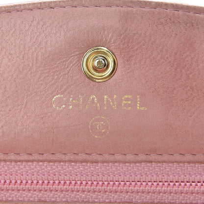 Chanel Caviar Timeless CC Wallet On Chain WOC Pink 10 of 10