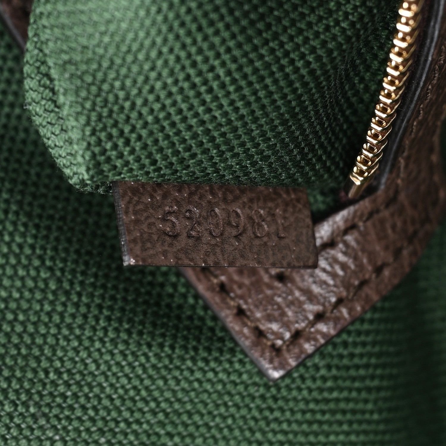 Gucci GG Supreme Monogram Textured Calfskin Web Small Ophidia Shoulder Tote Bag Beige Ebony New Acero 7 of 11