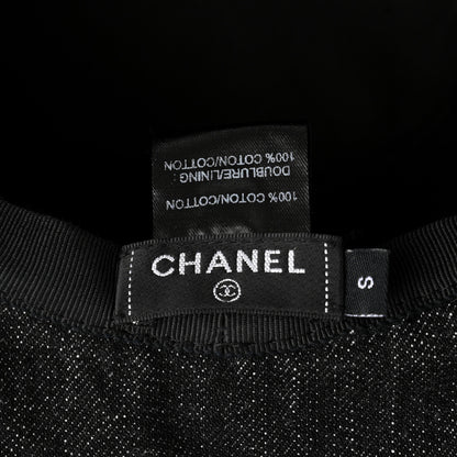 Chanel Denim Logo Bucket Hat S Black 8 of 8