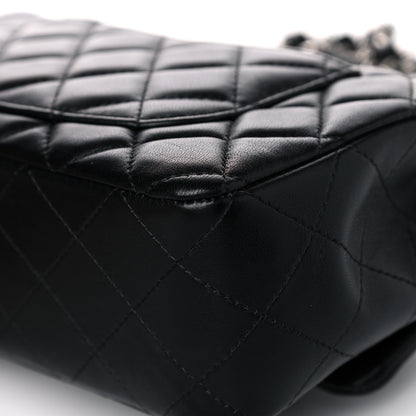 Chanel Lambskin Quilted Mini Rectangular Flap Black 12 of 13