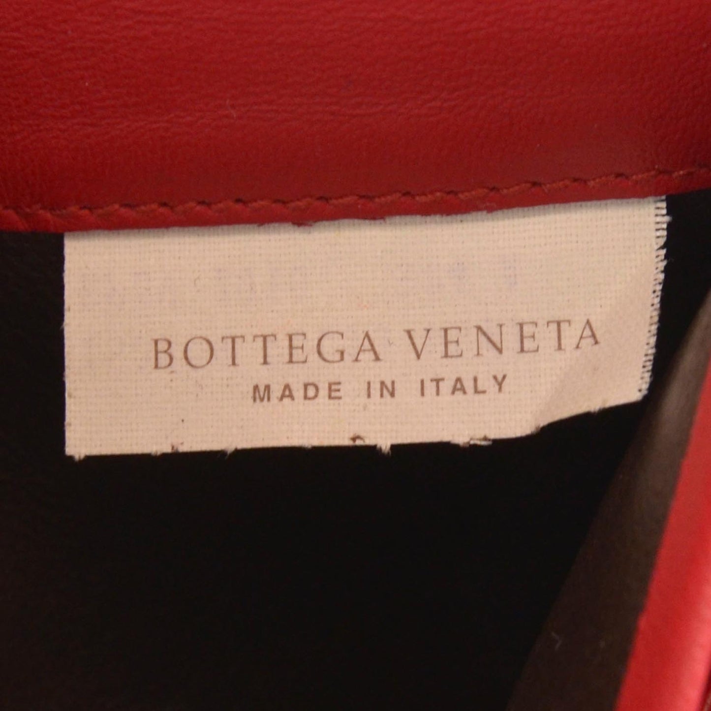 Nappa Intrecciato Continental Flap Wallet Red