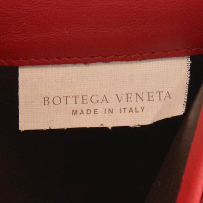 Bottega Veneta Nappa Intrecciato Continental Flap Wallet Red 7 of 8