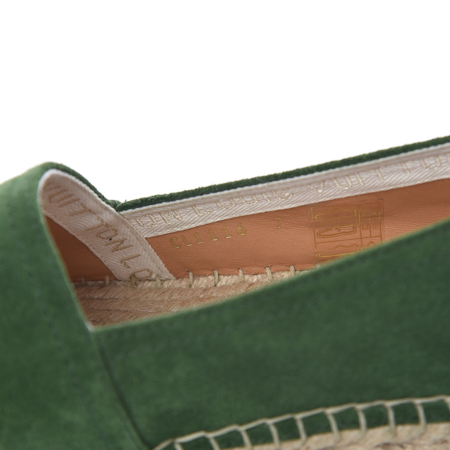 Suede Bidart Espadrilles 7 Green