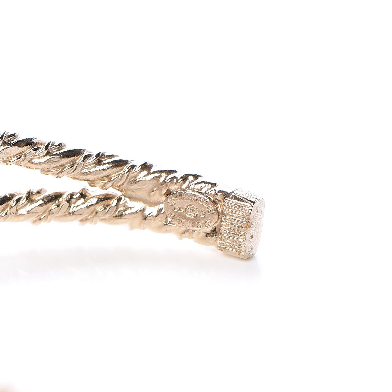 Chanel Pearl CC Cuff Gold 5 of 5